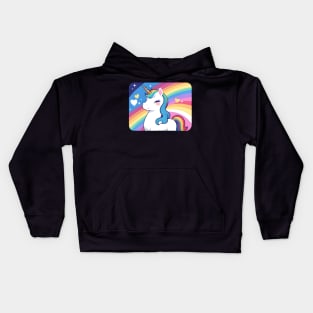 Unicorn Rainbow 04 Kids Hoodie